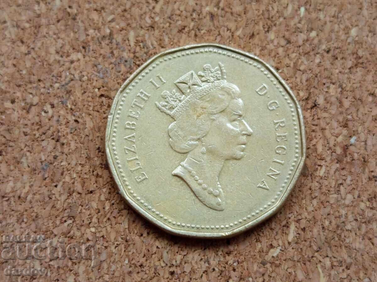 Canada 1 dollar, 1993 with price € 0.90 | 1.76 BGN