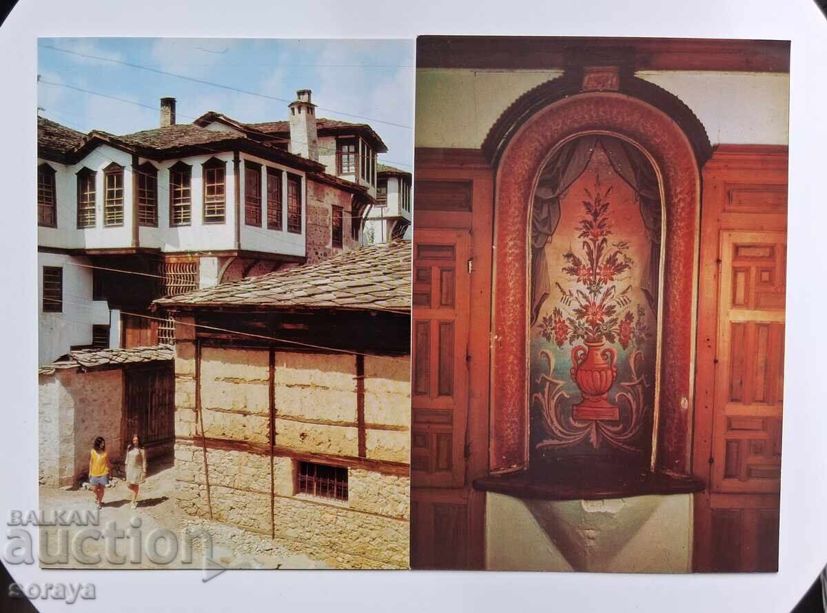 Licitație „Case din Rodopi” - 10 cărți poștale mari, color, cu prefață