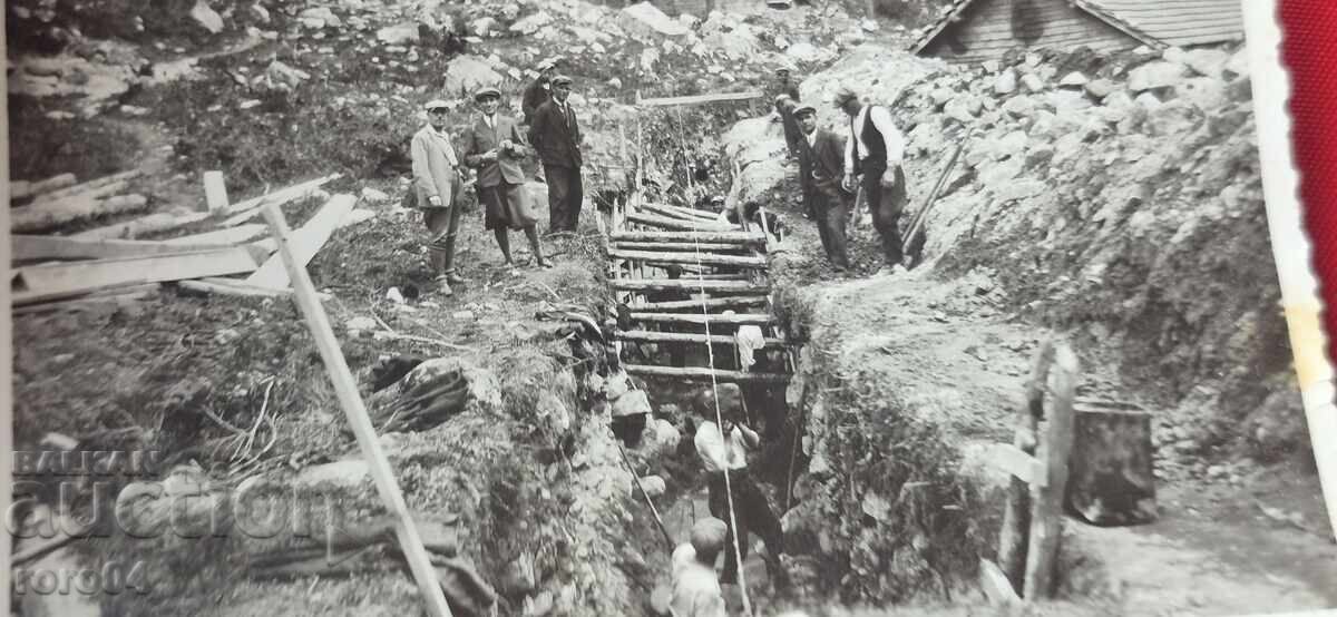 Livrarea CONDUCTA DE APĂ RILA - EXCAVAȚIE - 1932