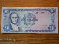 10 доларa 1994 г - Ямайка ( UNC )