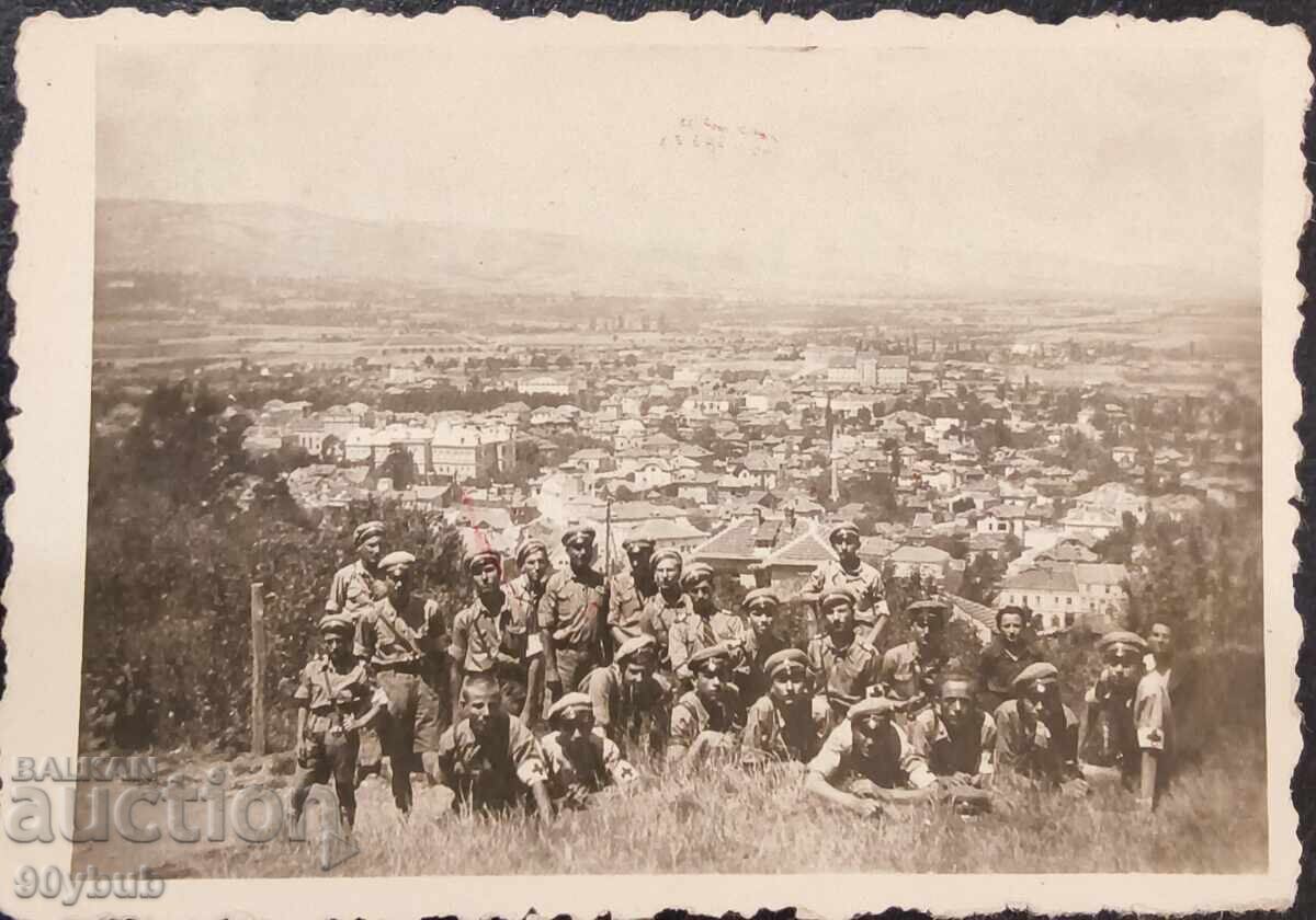 Fotografie veche 1939 Kyustendil Stat de plată