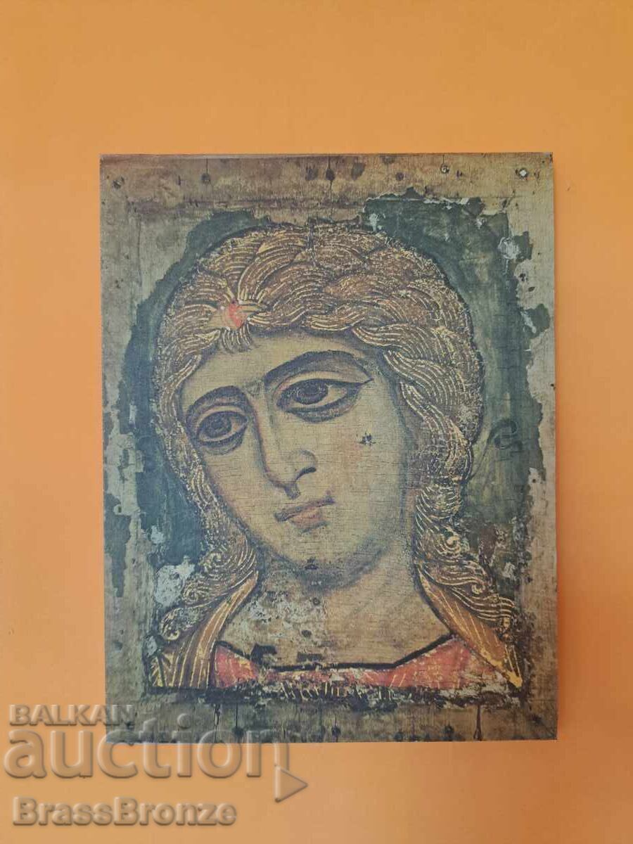Icoană print "Îngerul cu păr de aur" din sec. XII Icoană print "Îngerul cu păr de aur" din sec. XII