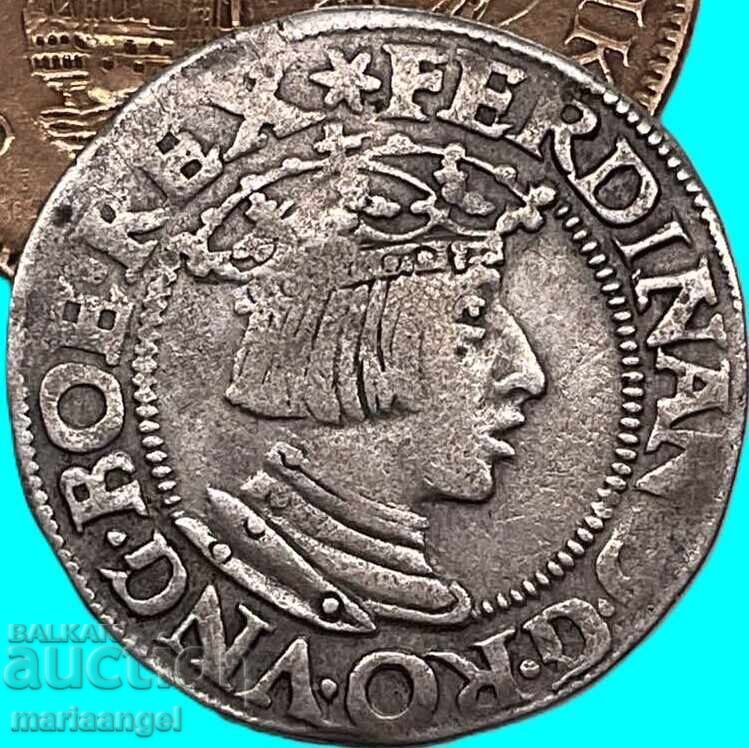 3 kreuzeri 1550 Austria Ferdinand I Viena Vultur cu un cap cu preț 53.00 €