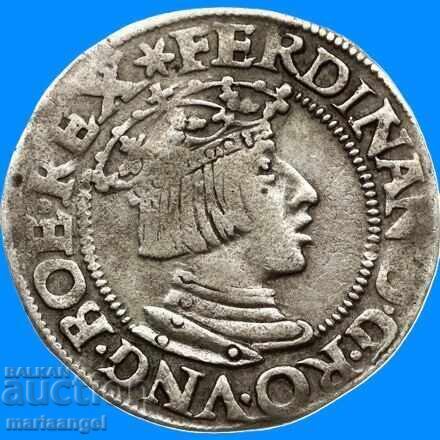 3 kreuzeri 1550 Austria Ferdinand I Viena Vultur cu un cap - 6