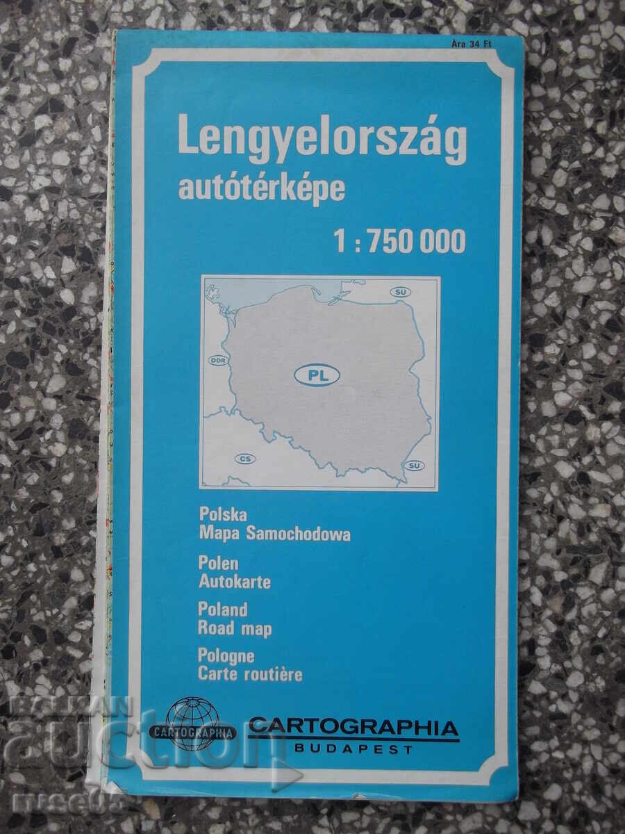 Карта "Polen - Autokarte" с цена € 1.53 | 2.99 лв.
