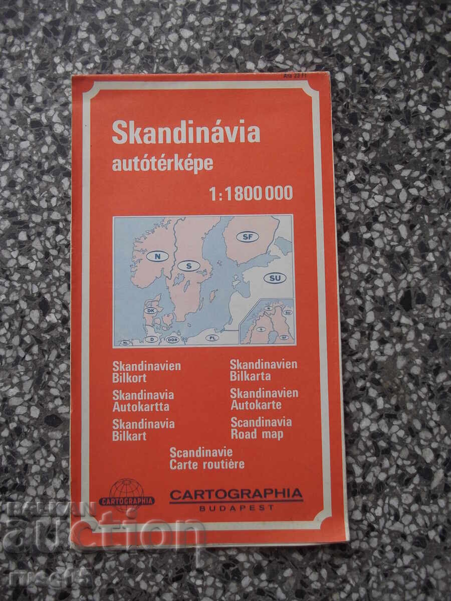 Карта "Skandinavien - Autokarte" Карта "Skandinavien - Autokarte"