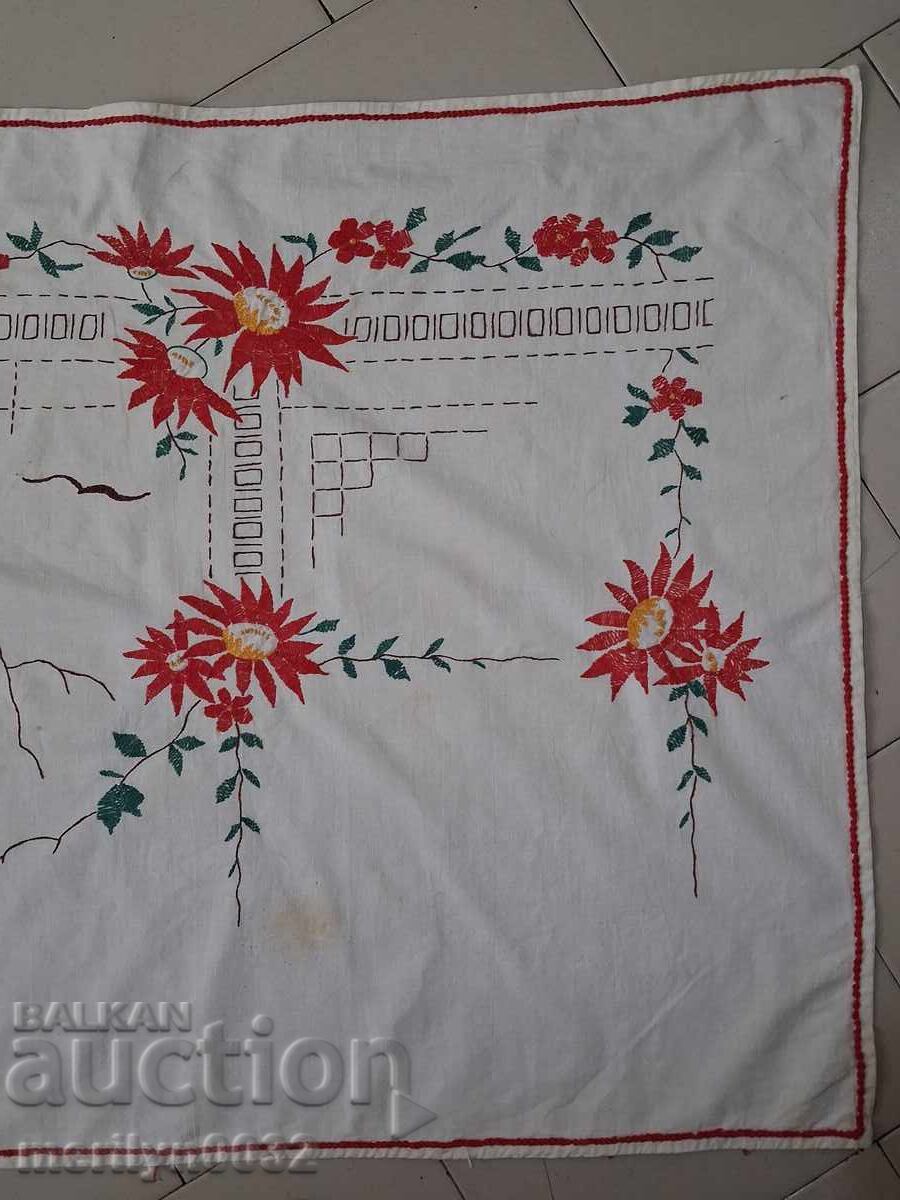 Χειροποίητο χαλί φορεμένο εσωτερικό από τη δεκαετία του 1940 - 7