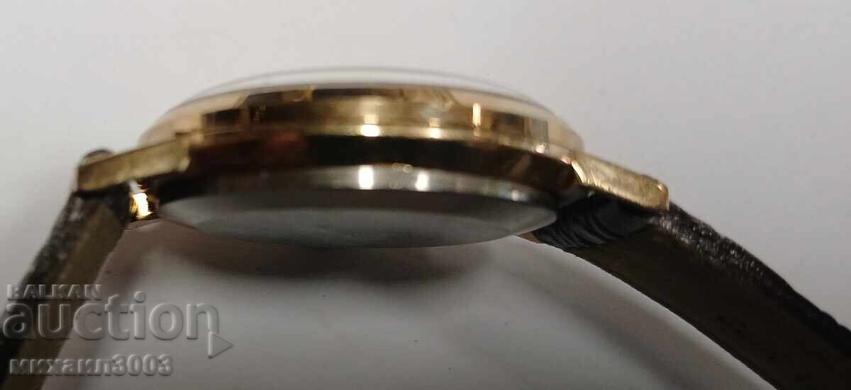 Delivery of RUSSIAN GOLD-PLATED MECHANICAL MEN'S WATCH SEKONDA