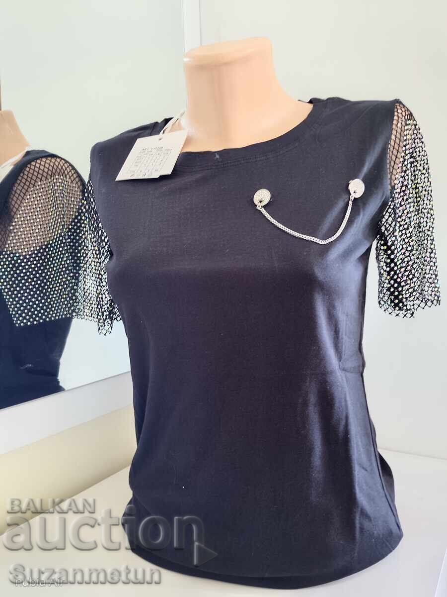 T-shirt with stones with price € 10.00 | 19.56 BGN T-shirt with stones with price € 10.00 | 19.56 BGN