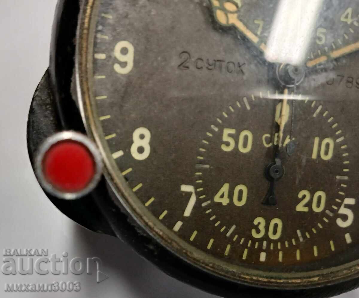 РУСКИ САМОЛЕТЕН ЧАСОВНИК ХРОНОГРАФ - 5