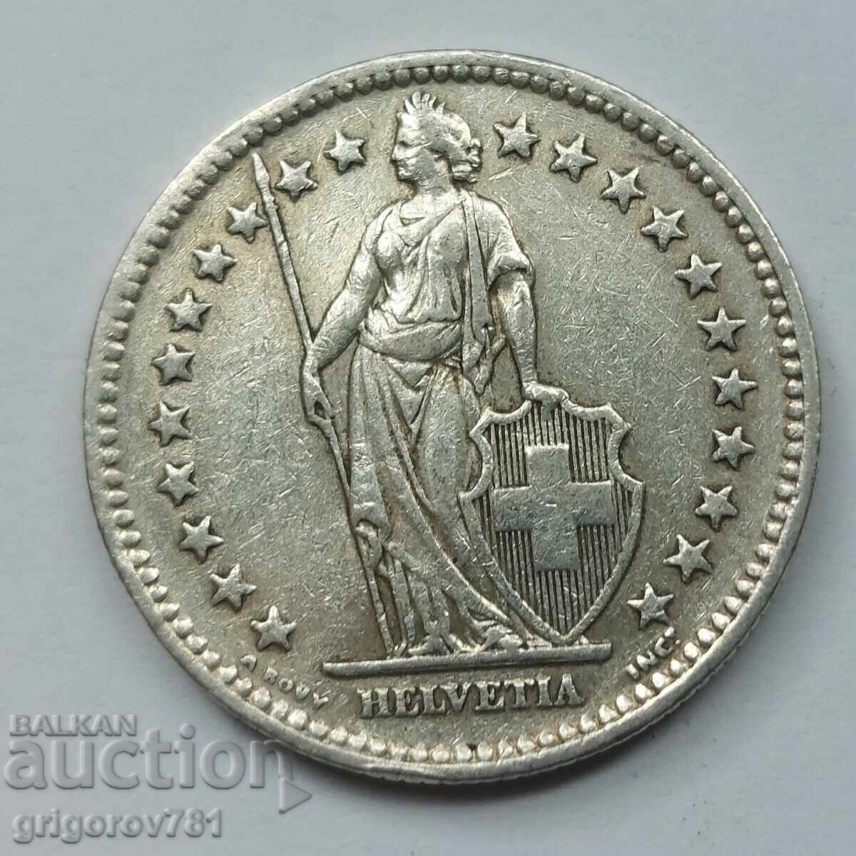 2 franci argint Elveția 1945 B - monedă de argint #14 cu preț € 25.00 | 48.90 BGN