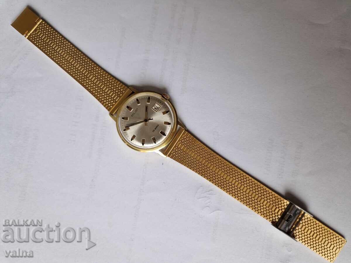 POLJOT /de luxe/, 29 rubine, automatic, 2416, Au20, URSS, TOP - 7 POLJOT /de luxe/, 29 rubine, automatic, 2416, Au20, URSS, TOP - 7