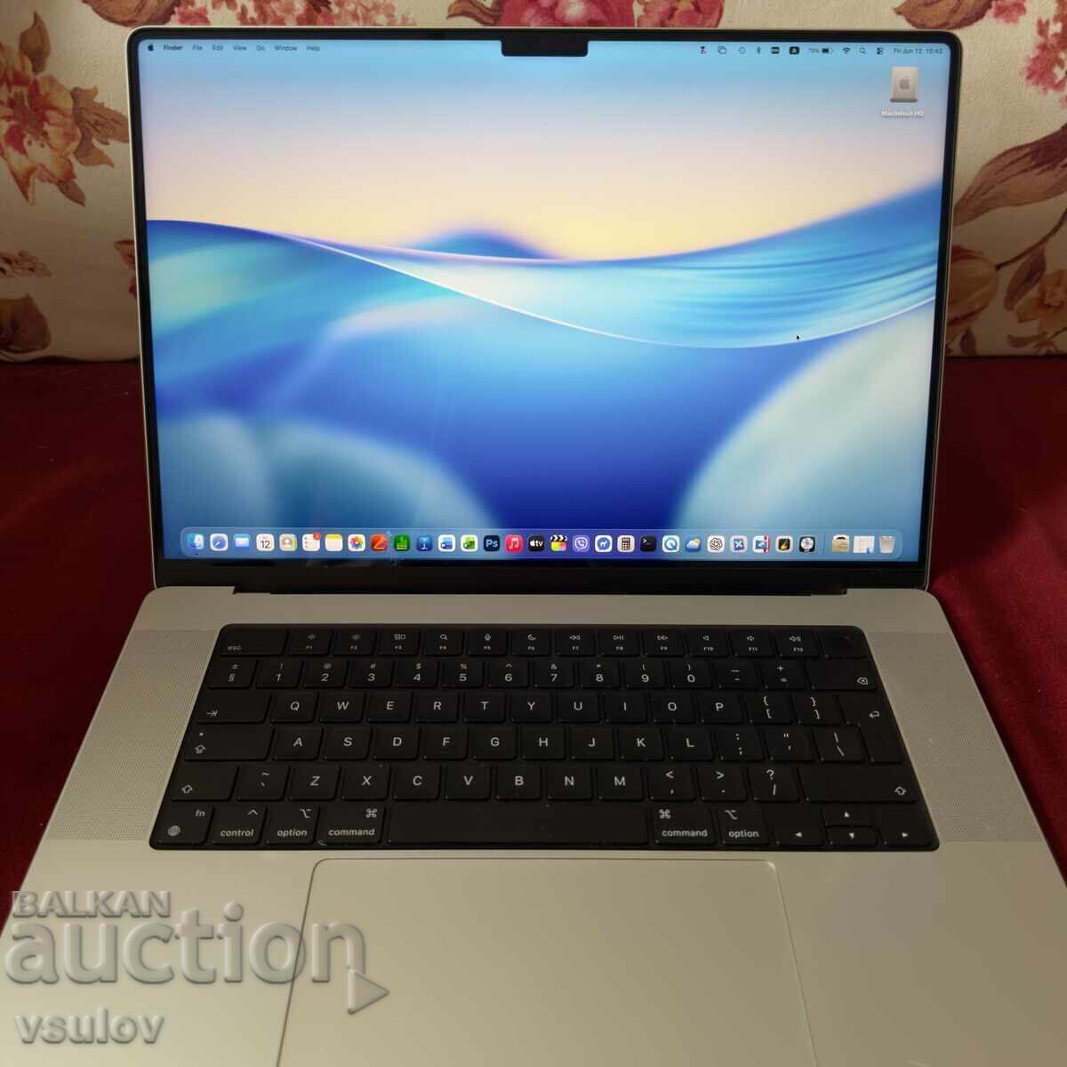 Apple MacBook Pro 16.2", 2021, M1 Pro, 16GB RAM, 1 TB SSD