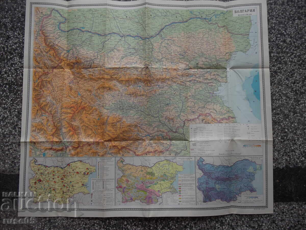 Licitație Hartă "Bulgaria - 1983" Licitație Hartă "Bulgaria - 1983"