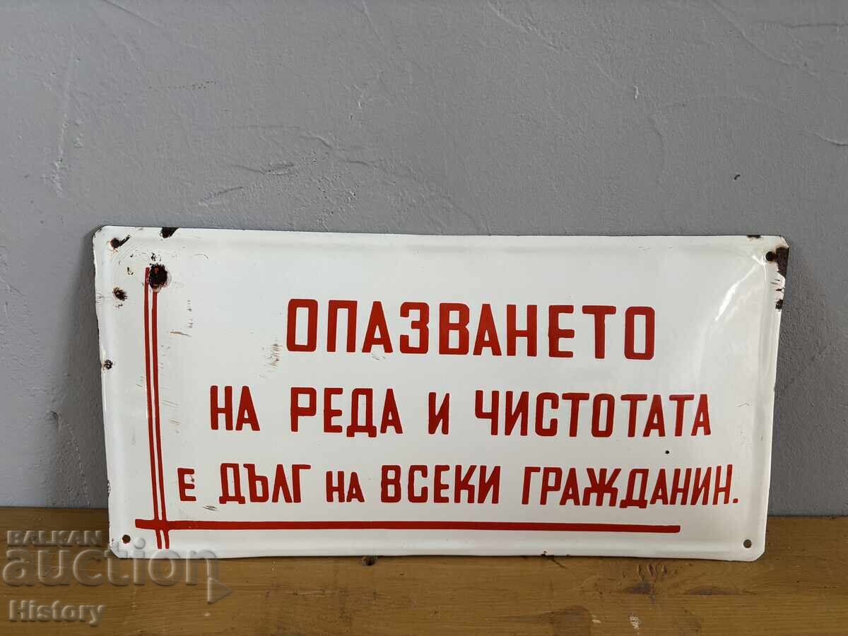 Placa emailata