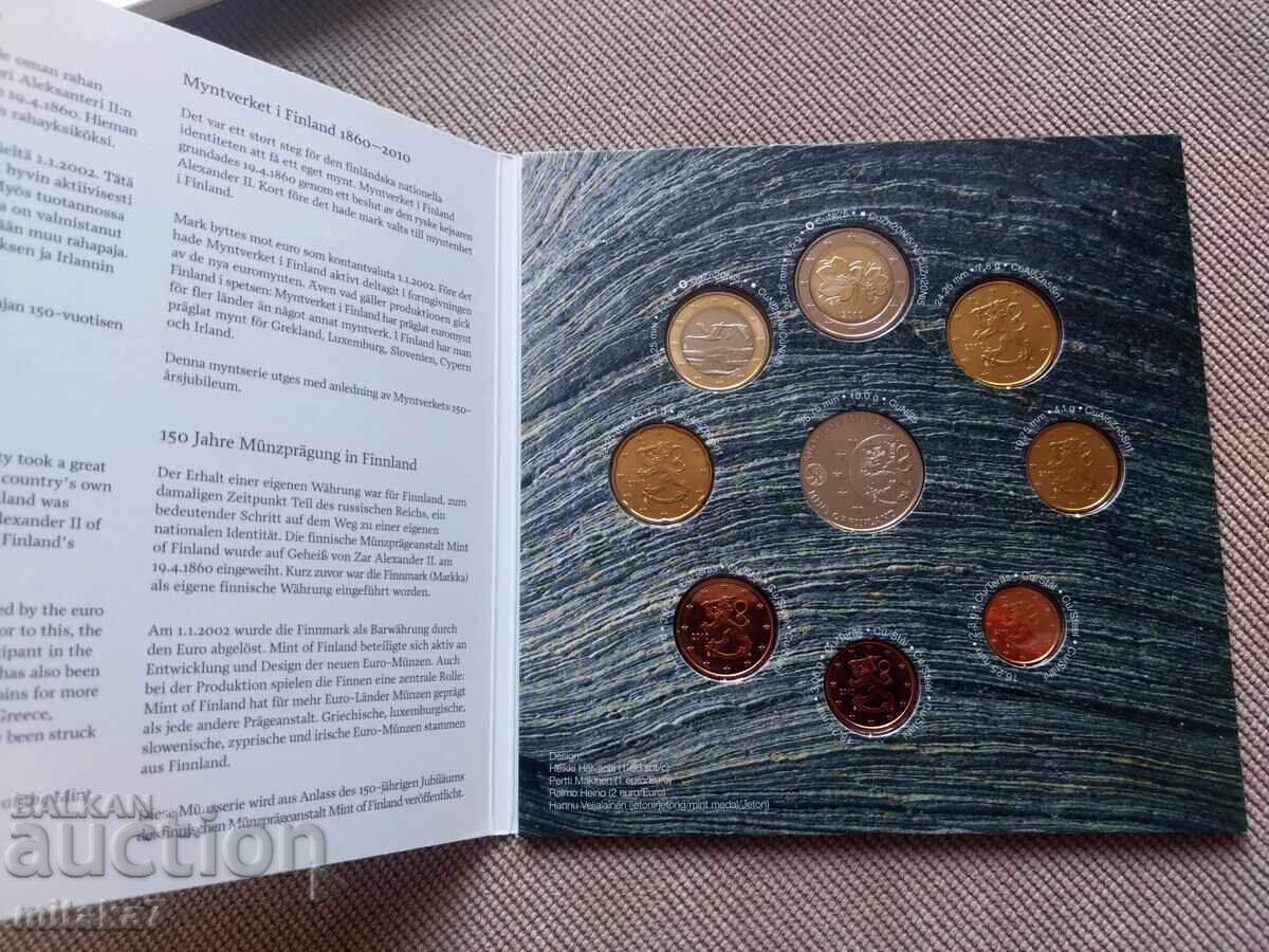 Set monede euro 2010, Finlanda cu preț € 14.00 | 27.38 BGN Set monede euro 2010, Finlanda cu preț € 14.00 | 27.38 BGN