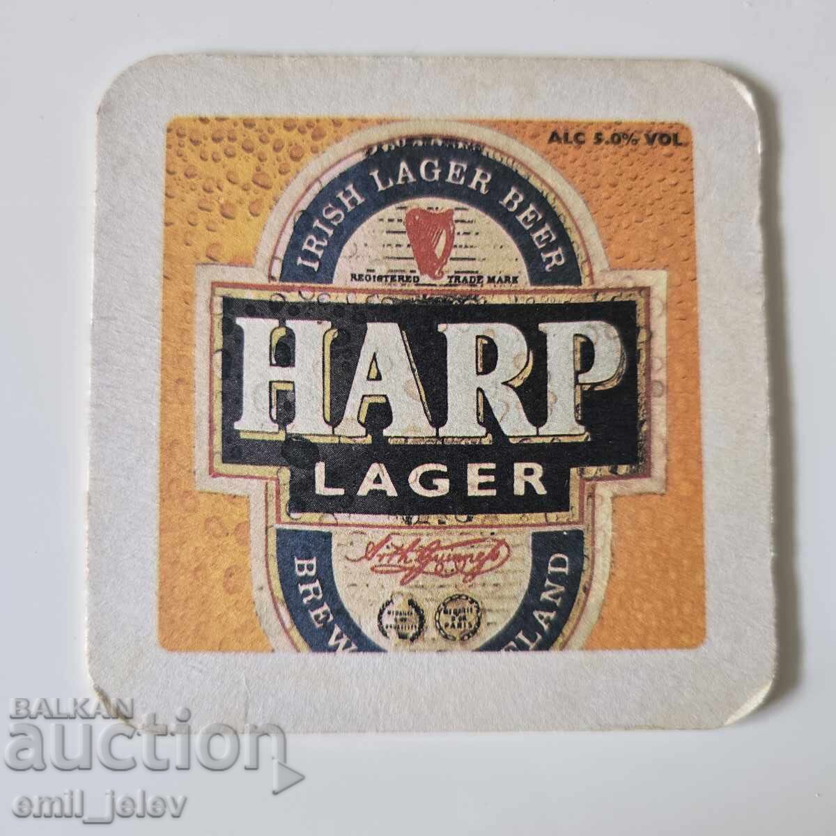 Suport pentru bere - HARP lager - bere irlandeză