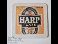 Beer coaster - HARP lager - Irish beer