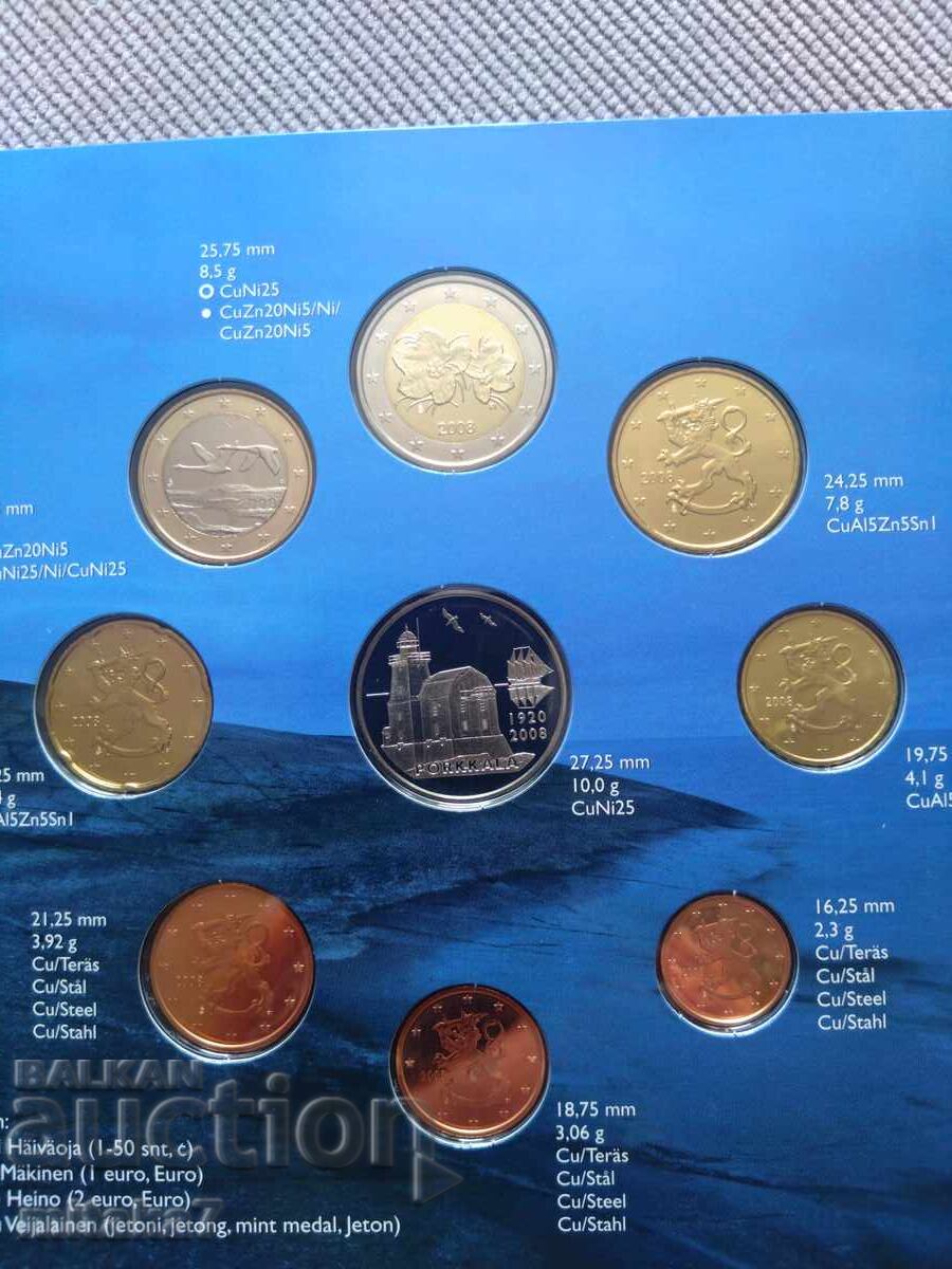 Licitație Set monede euro 2008, Finlanda