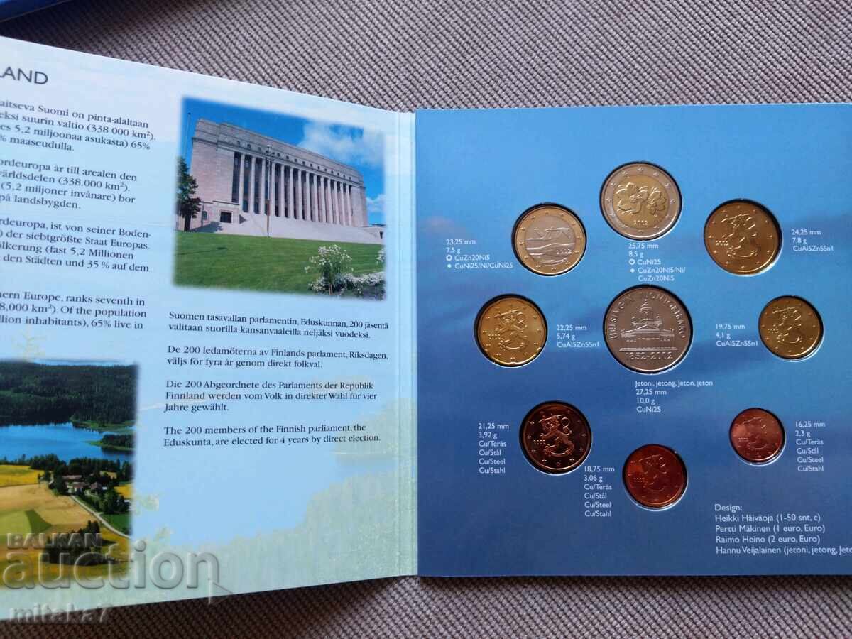 Set monede euro 2002, Finlanda cu preț € 14.00 | 27.38 BGN
