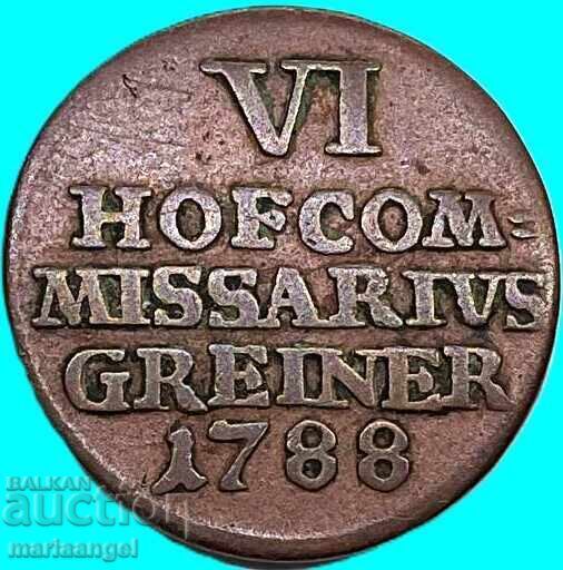 1 μάρκα 1788 6 χέλερα Γερμανία Σαξονία Λίμπουργκ Μπράιτενμπαχ 1 μάρκα 1788 6 χέλερα Γερμανία Σαξονία Λίμπουργκ Μπράιτενμπαχ