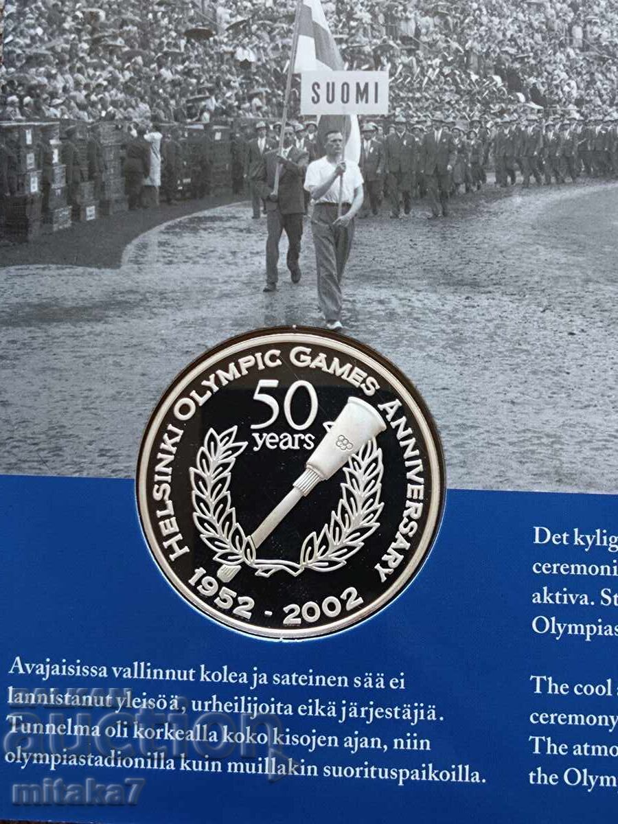Licitație Medalie 50 ani - JO Helsinki, Finlanda