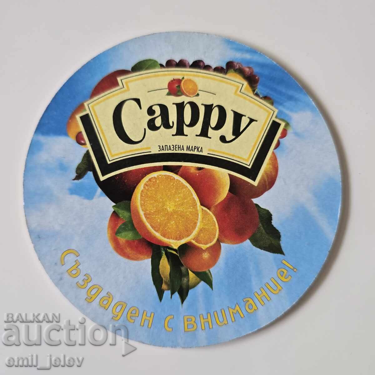 Suport pentru pahar - suc natural "Cappy" cu preț € 0.51 | 1.00 BGN