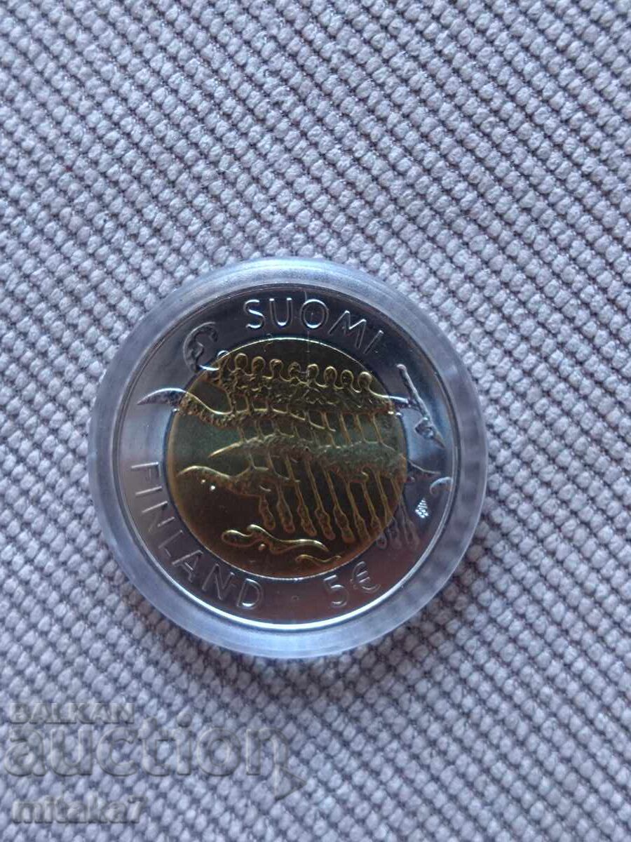 5 евро 2007 година, Финландия с цена € 10.80 | 21.12 лв. 5 евро 2007 година, Финландия с цена € 10.80 | 21.12 лв.