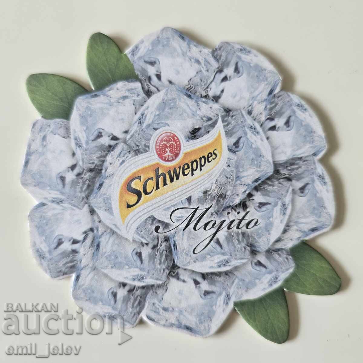 Suport pentru pahar - "Schweppes"