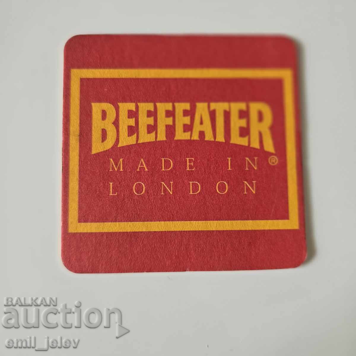 Suport pentru pahar - gin "Beefeater" Suport pentru pahar - gin "Beefeater"
