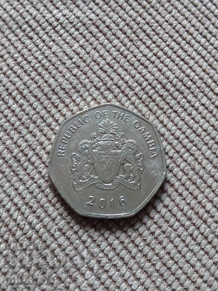 1 dalasi 2016, The Gambia with price € 1.10 | 2.15 BGN