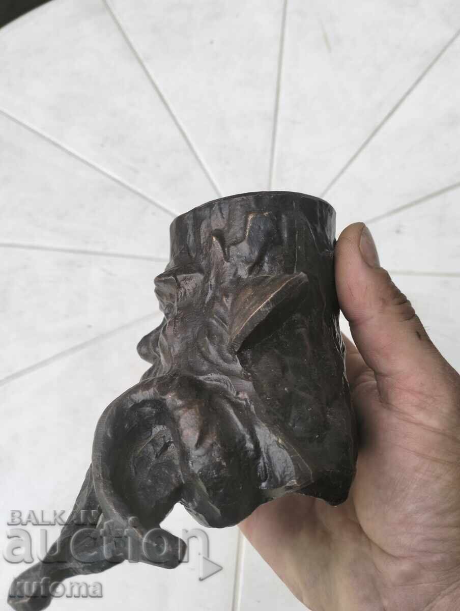 Auction  Old Russian copper pencil holder