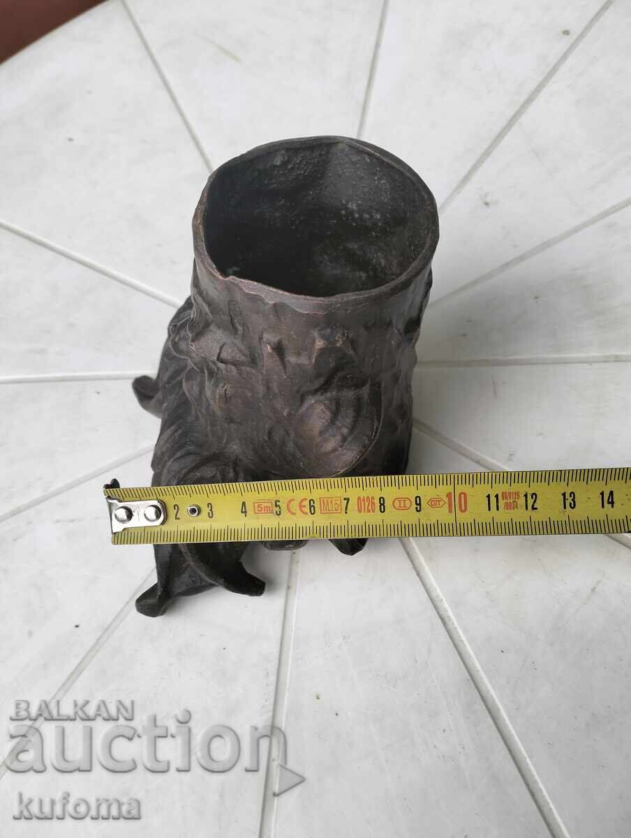 Old Russian copper pencil holder - 7