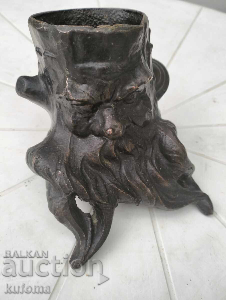 Old Russian copper pencil holder
