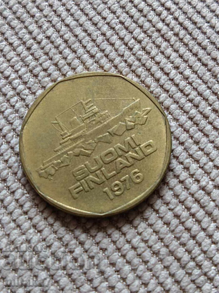 5 markkaa 1976, Finlanda cu preț € 0.80 | 1.56 BGN