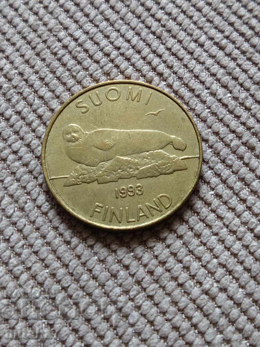 5 markkaa 1993, Finlanda cu preț € 0.60 | 1.17 BGN