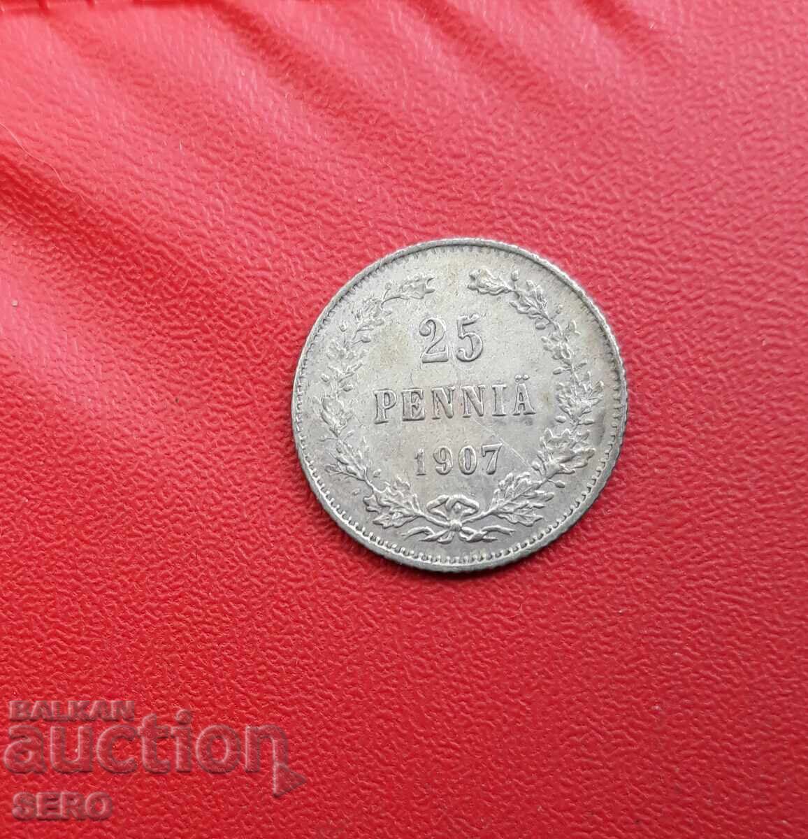 Russia/for Finland/ 25 penniä 1907
