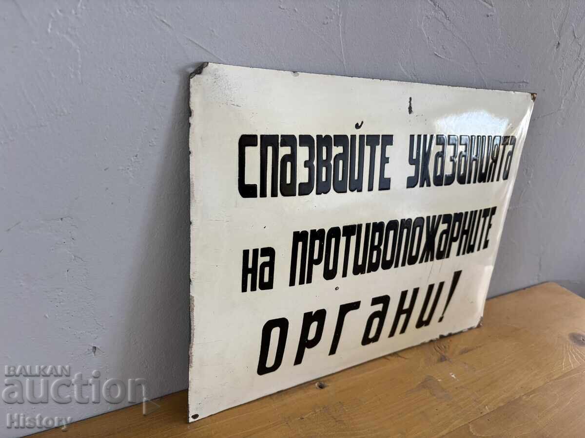 Licitație Placa emailata
