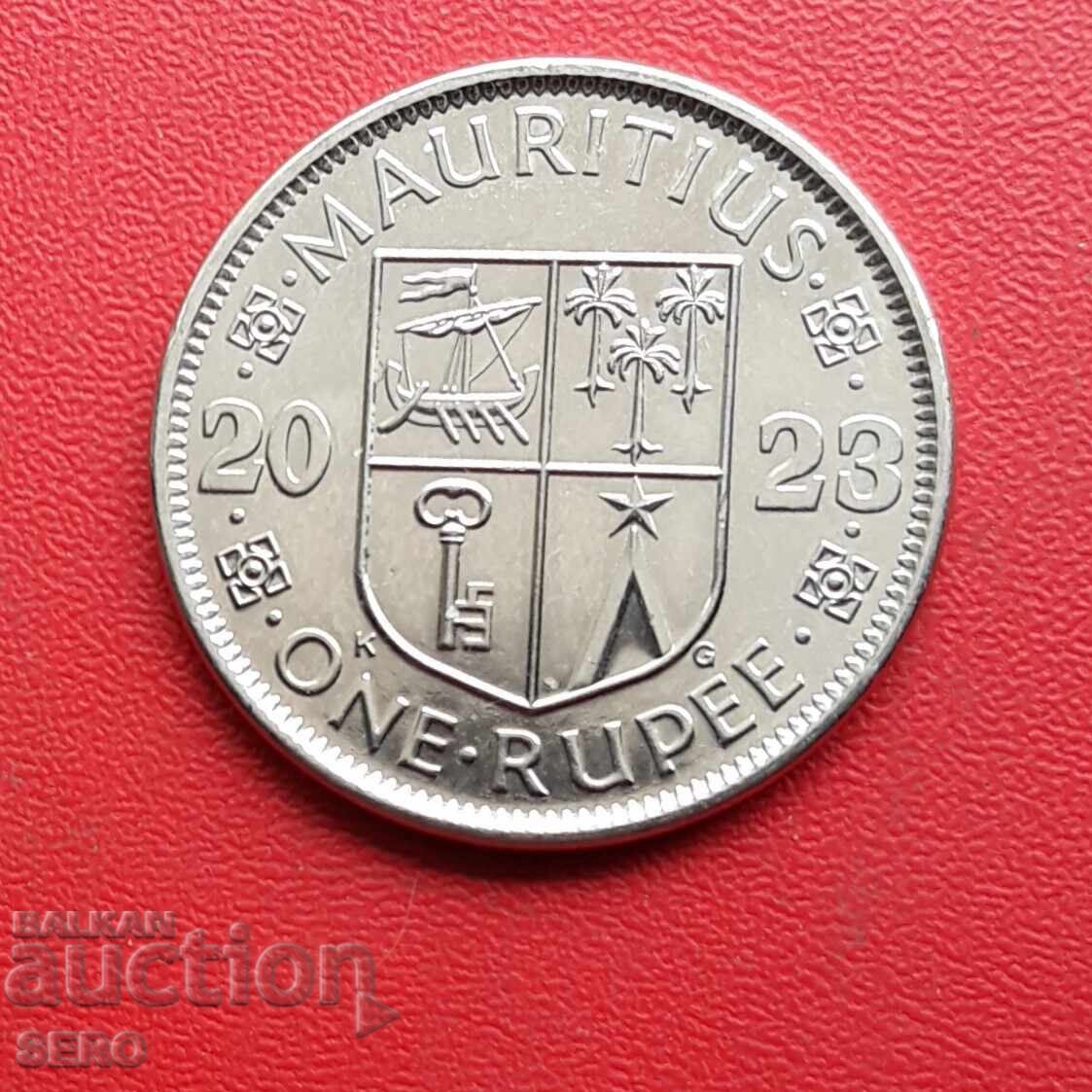 Mauritius Island-1 Rupee 2023-well preserved