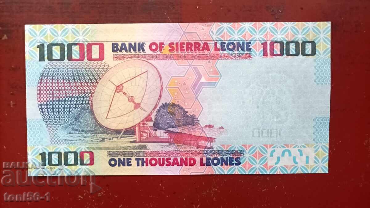 Σιέρα Λεόνε 1000 λεόνες 2013 UNC με τιμή € 3.00 | 5.87 BGN Σιέρα Λεόνε 1000 λεόνες 2013 UNC με τιμή € 3.00 | 5.87 BGN