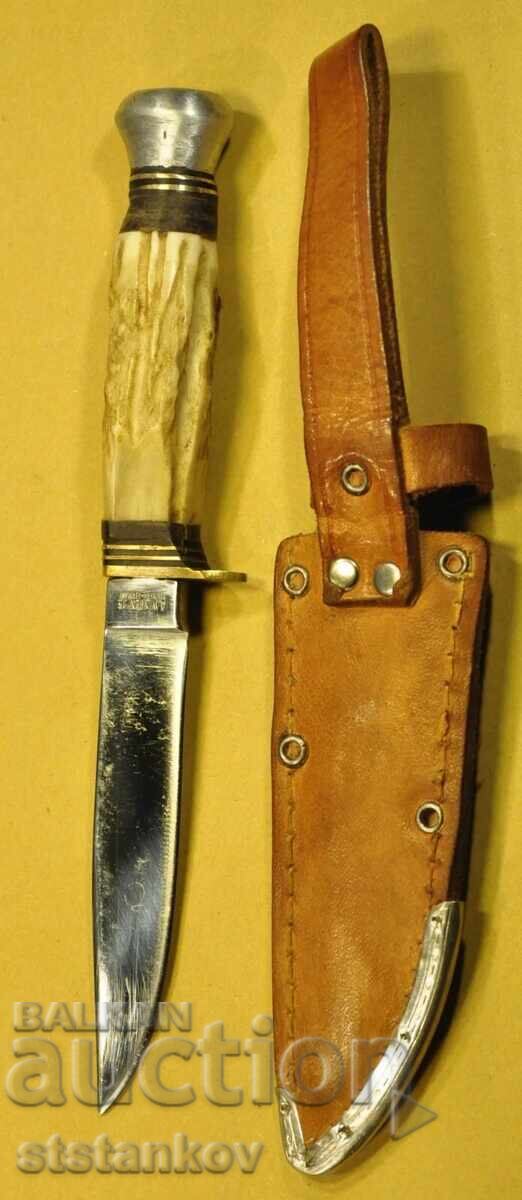 Cuțit de vânătoare Anton Wingen Jr Othello Solingen, aprox. anii 1939 cu preț € 96.00 | 187.76 BGN