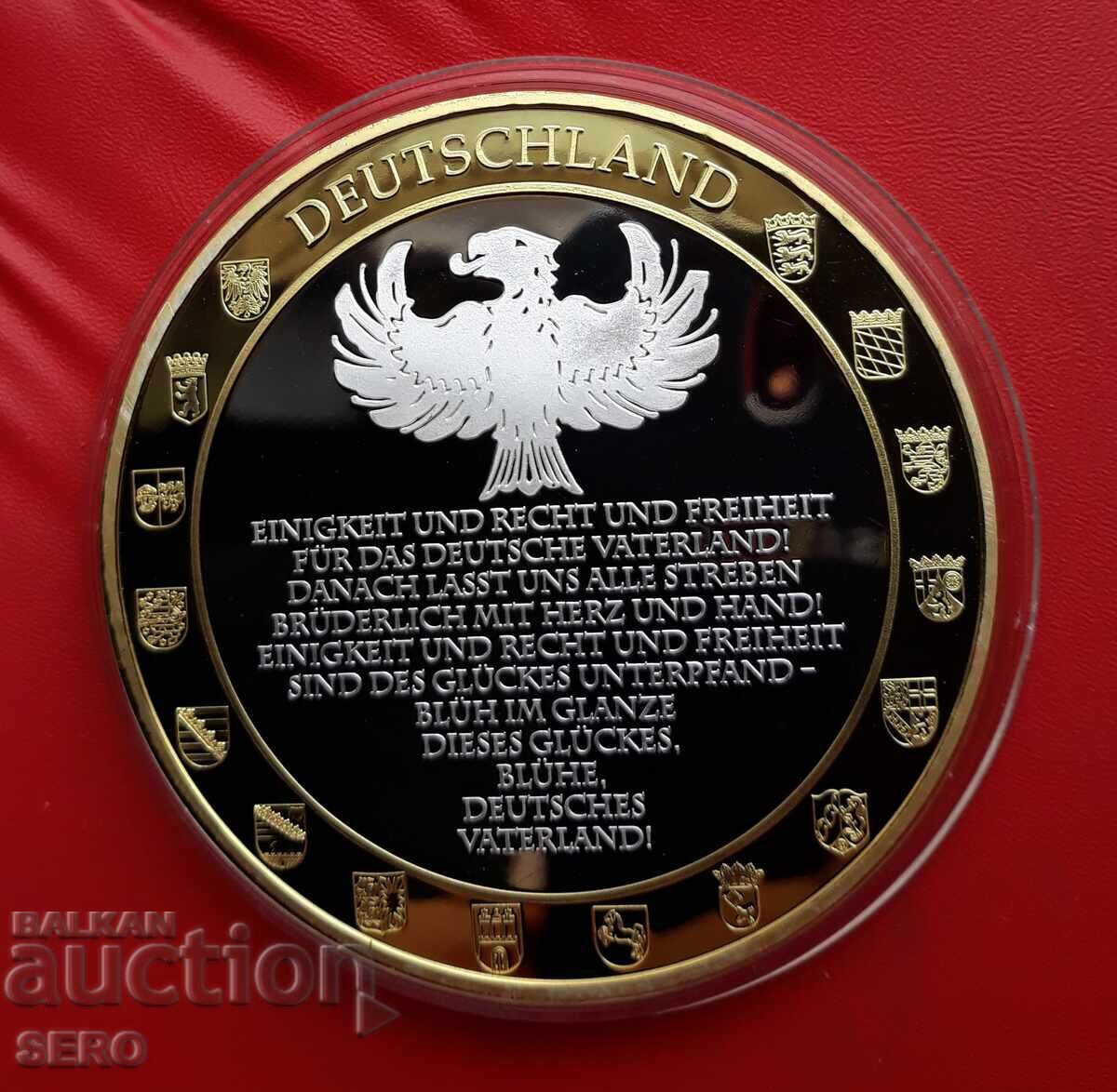 Delivery of Medal-Germany-GDR-large medal "United Germany"