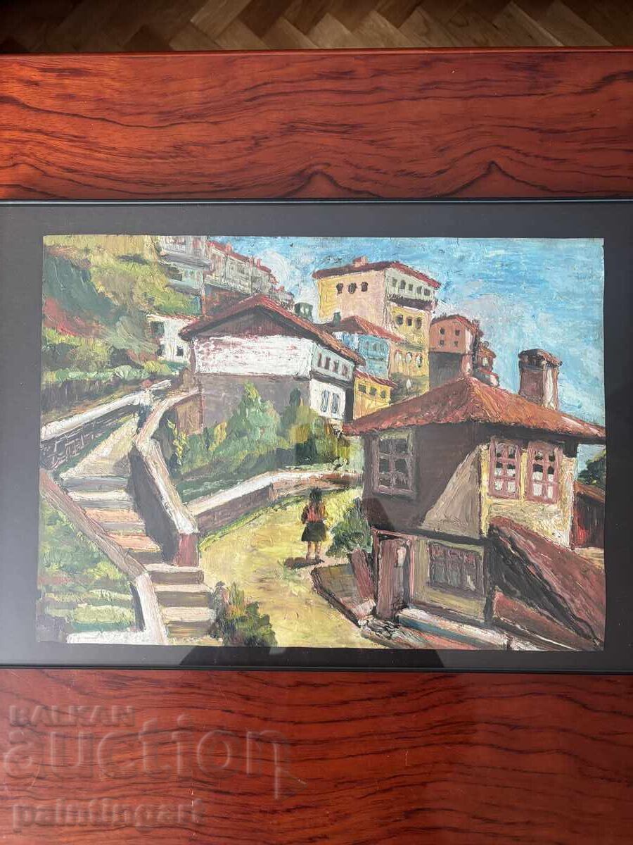 FĂ O OFERTĂ, TABLOU SUPERB, MAESTRU BULGAR - 6