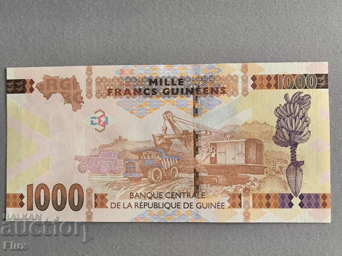 Τραπεζογραμμάτιο - Γουινέα - 1000 φράγκα UNC | 2018 με τιμή € 3.50 | 6.85 BGN