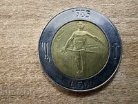 San Marino - 500 de lire (1985) - Lupta împotriva drogurilor