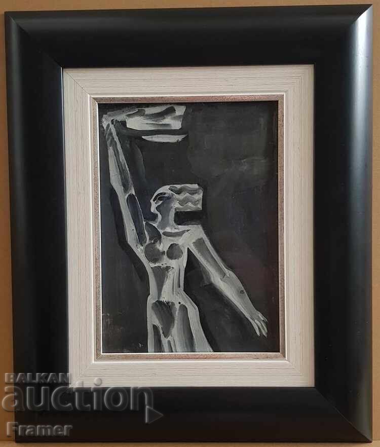Atanas Yaranov 1940-1988 Victorie Desen autentic anii 1980