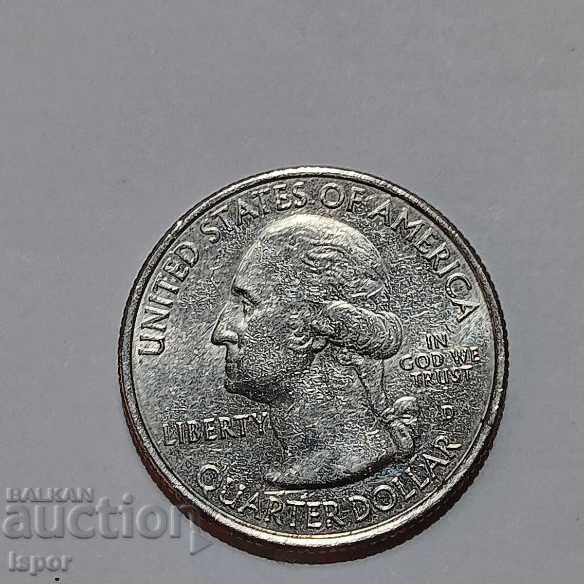 V/ 25 cenți Parcul Național Shawnee 2016 cu preț € 1.00 | 1.96 BGN V/ 25 cenți Parcul Național Shawnee 2016 cu preț € 1.00 | 1.96 BGN