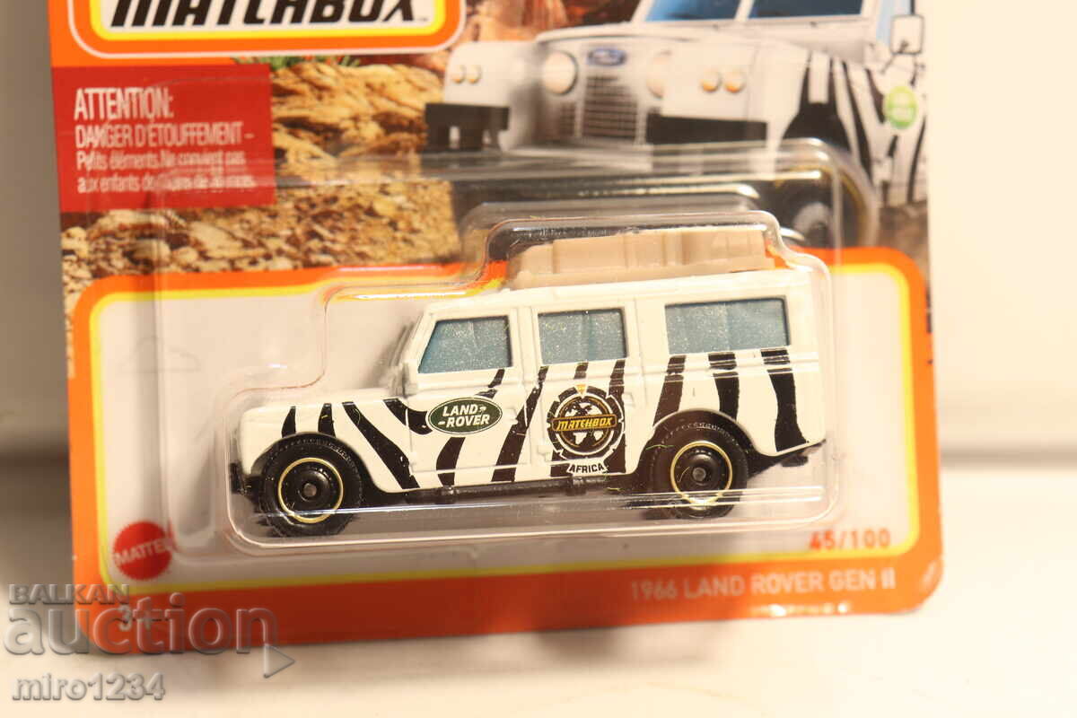 Licitație MAȘINUȚĂ JUCĂRIE MODEL MATCHBOX LAND ROVER