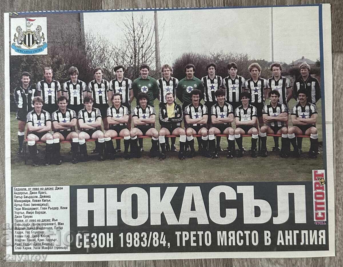 Newcastle United 1984 Anglia Gascoigne Waddle Fotbal Tematică Sport Newcastle United 1984 Anglia Gascoigne Waddle Fotbal Tematică Sport