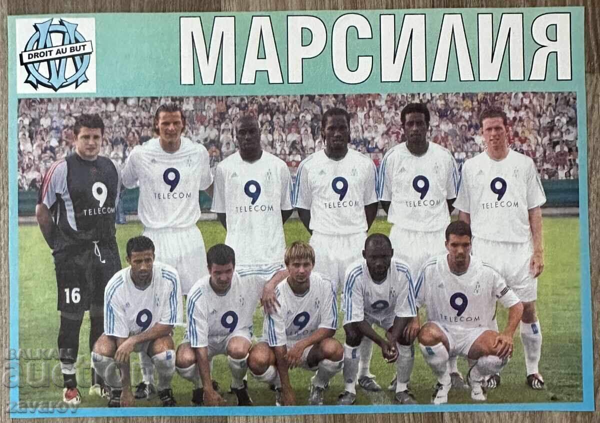 Olympique Marseille 2004 Franța Drogba Fotbal Echipă
